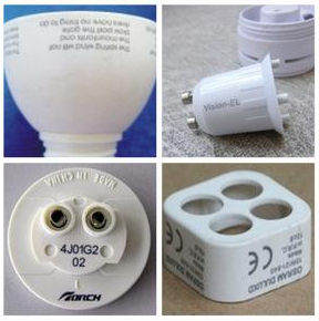 LED燈具3D曲面激光打標(biāo)樣品